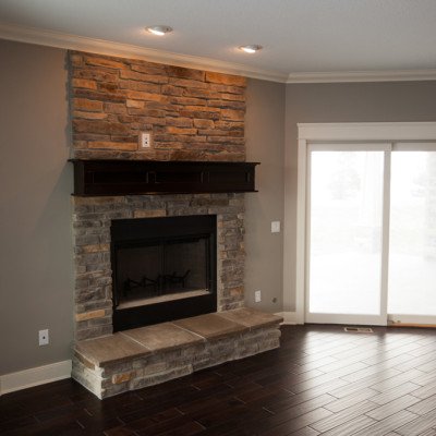 Lot 2 Grey Oaks - Fireplace Angle